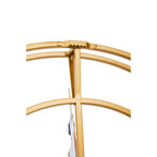 40cm Dia Small Gold Finish Metal Wall Clock | Kent