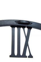 70cm Dia Round Black Metal Wall Clock | Kent