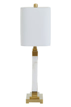 Table Lamp in White Marble and Gold | Edith