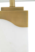 Table Lamp in White Marble and Gold | Edith