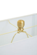 Table Lamp in White Marble and Gold | Edith