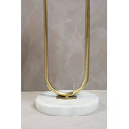White Fabric Shade Table Lamp | Nolan