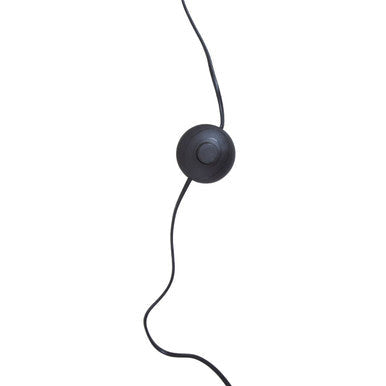 Abira White Marble 5 Bulb Floor Lamp with Brushed Brass Finish
