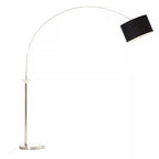 Satin Nickel Finish Metal Floor Lamp | Hubert
