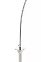Satin Nickel Finish Metal Floor Lamp | Hubert