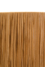 Natural Papier Mache Table Lamp with Natural Raffia Shade | Carta