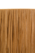 Natural Papier Mache Table Lamp with Natural Raffia Shade | Carta