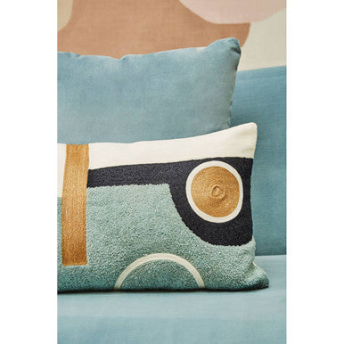 Abstract Rectangular Cushion | Bosie Ozella