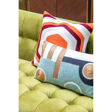 Abstract Rectangular Cushion | Bosie Ozella