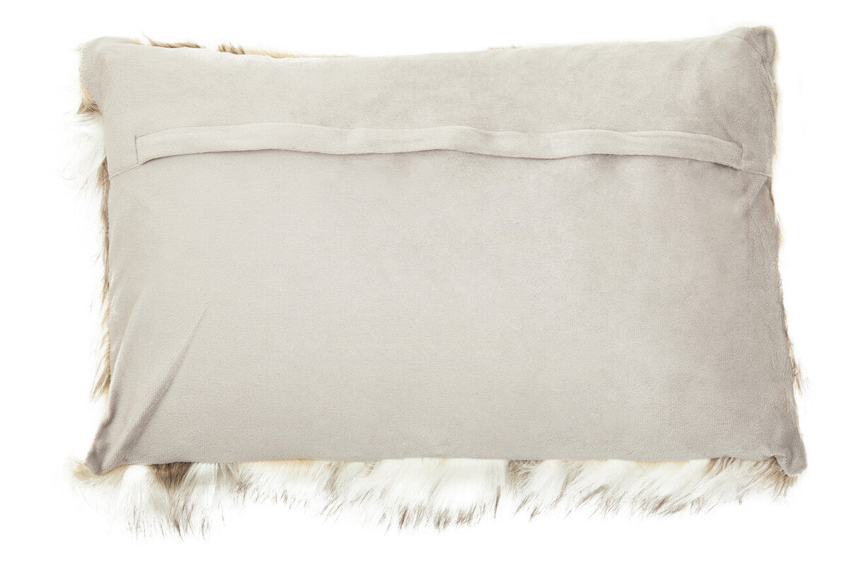 Bosie Natural Rectangular Fur Cushion | Lamina