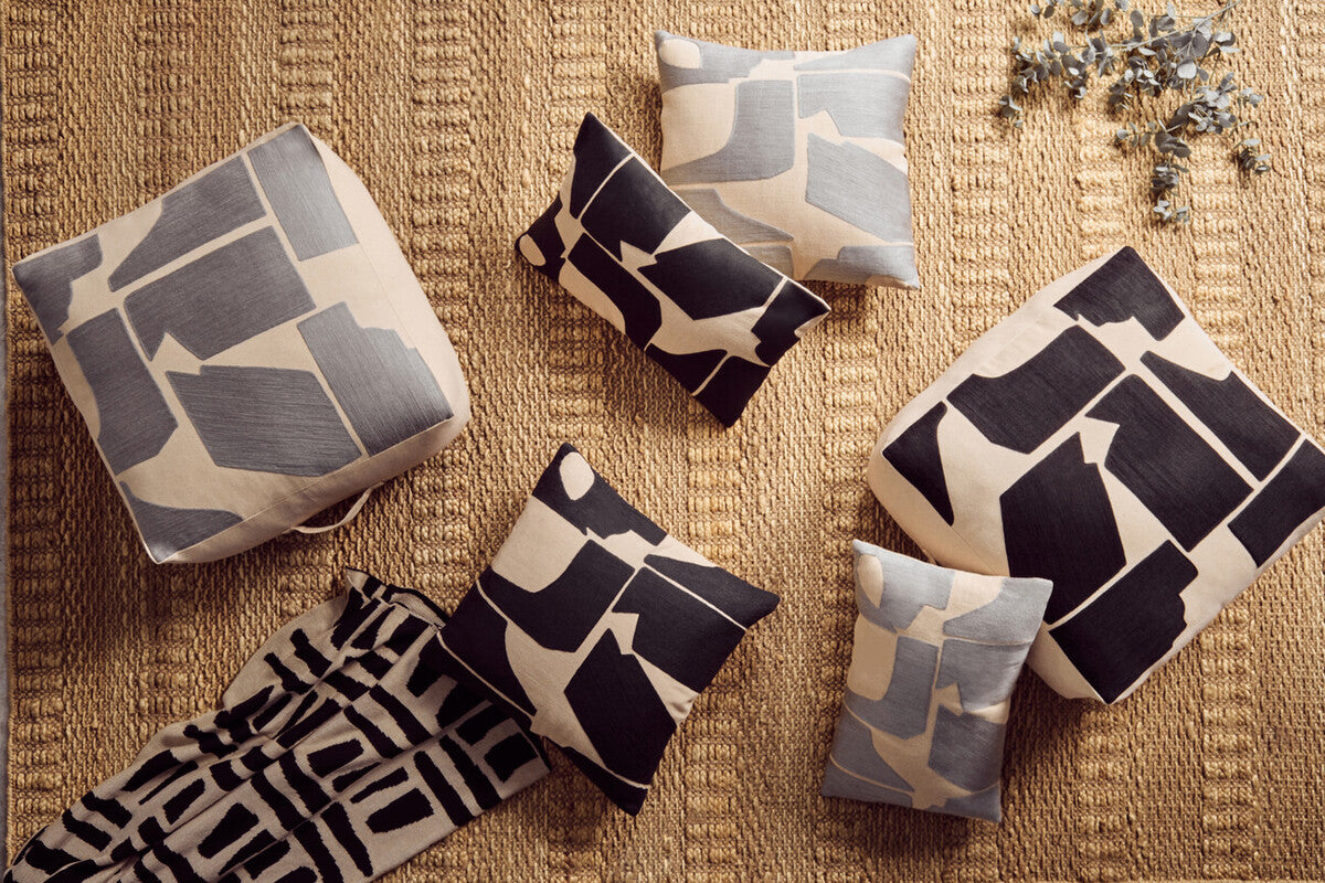 Natural and Grey Cushion | Bosie Ozella