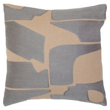 Natural and Grey Square Cushion | Bosie Ozella