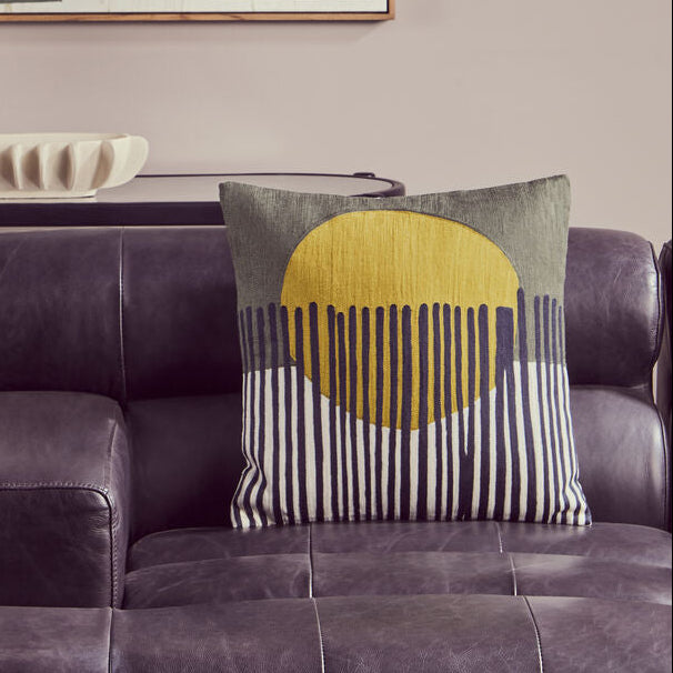 Green and White Cushion | Bosie Ozella