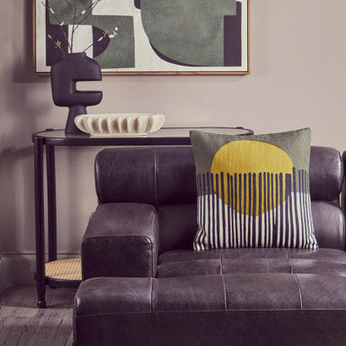 Green and White Cushion | Bosie Ozella