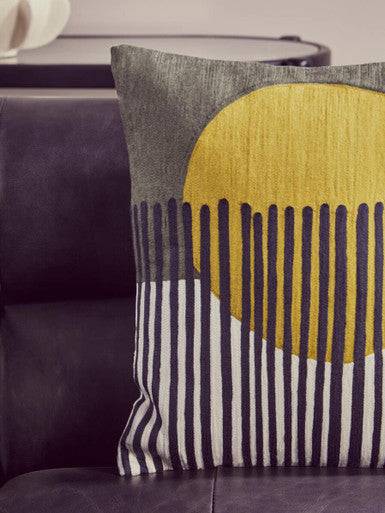 Green and White Cushion | Bosie Ozella