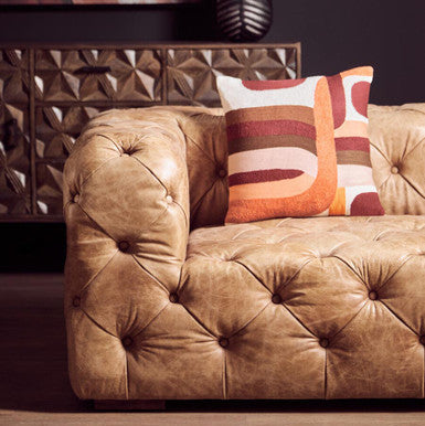 Multi Coloured Square Cushion | Bosie Ozella