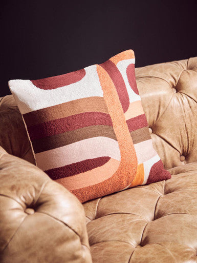 Multi Coloured Square Cushion | Bosie Ozella