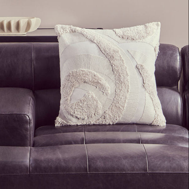 Cream Textured Cushion | Bosie Ozella