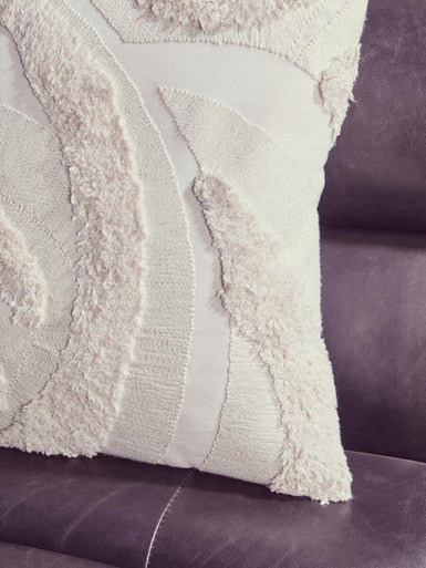 Cream Textured Cushion | Bosie Ozella