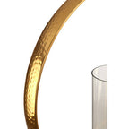 Large Gold Finish Candle Holder | Cirqua