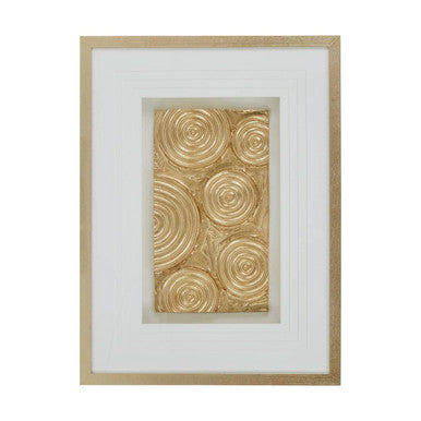 Gold Disc Design Wall Art | Nason