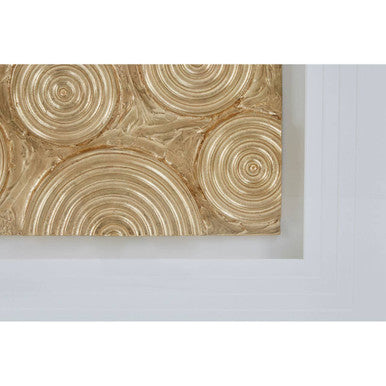 Gold Disc Design Wall Art | Nason