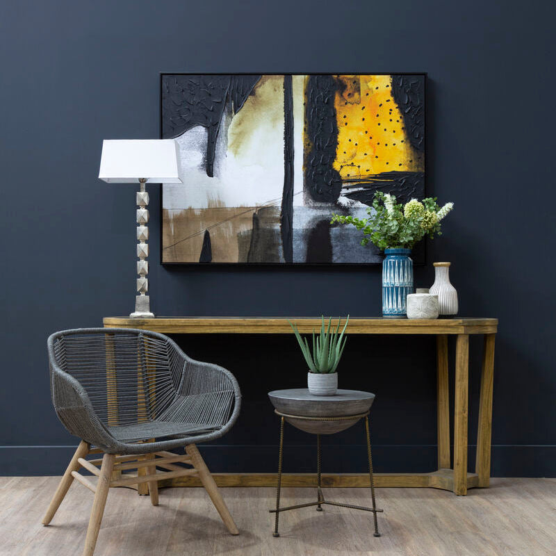 Black and Ochre Wall Art | Astratto
