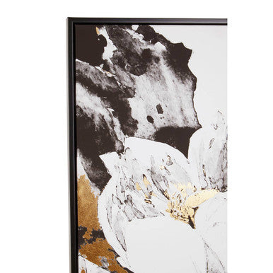Astratto Black and White Abstract Floral Wall Art