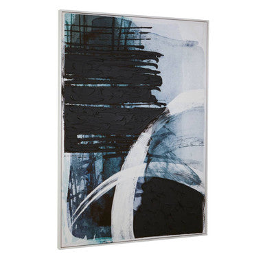 Blue and Black Wall Art | Astratto