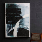 Blue and Black Wall Art | Astratto