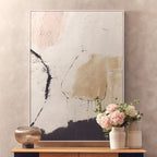 Natural Pink and Classic Wall Art | Astratto