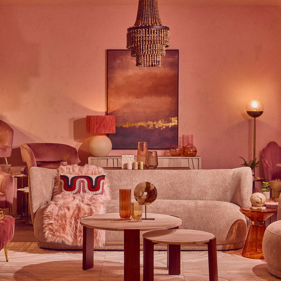 Pink and Purple Classic Wall Art | Astratto