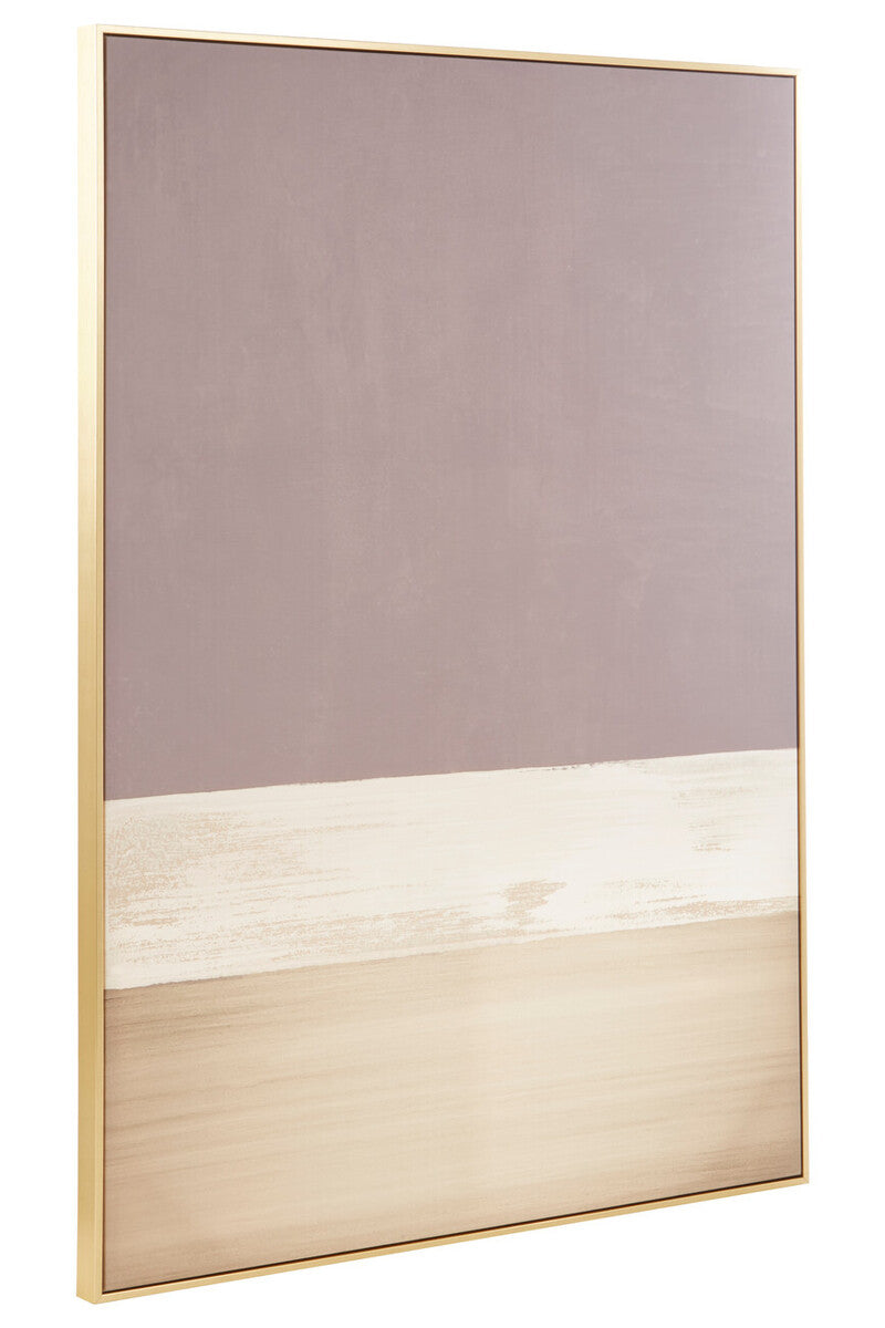 Canvas Gold and Grey Foil Wall Art | Astratto