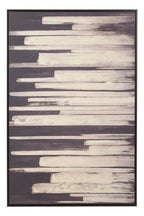 Black and Natural Canvas Wall Art | Astratto