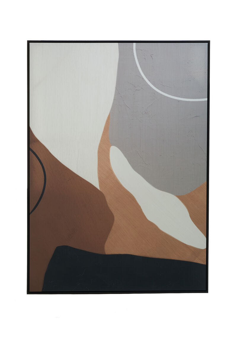 Neutral Abstract Canvas Wall Art | Astratto