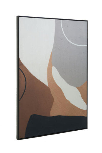 Neutral Abstract Canvas Wall Art | Astratto