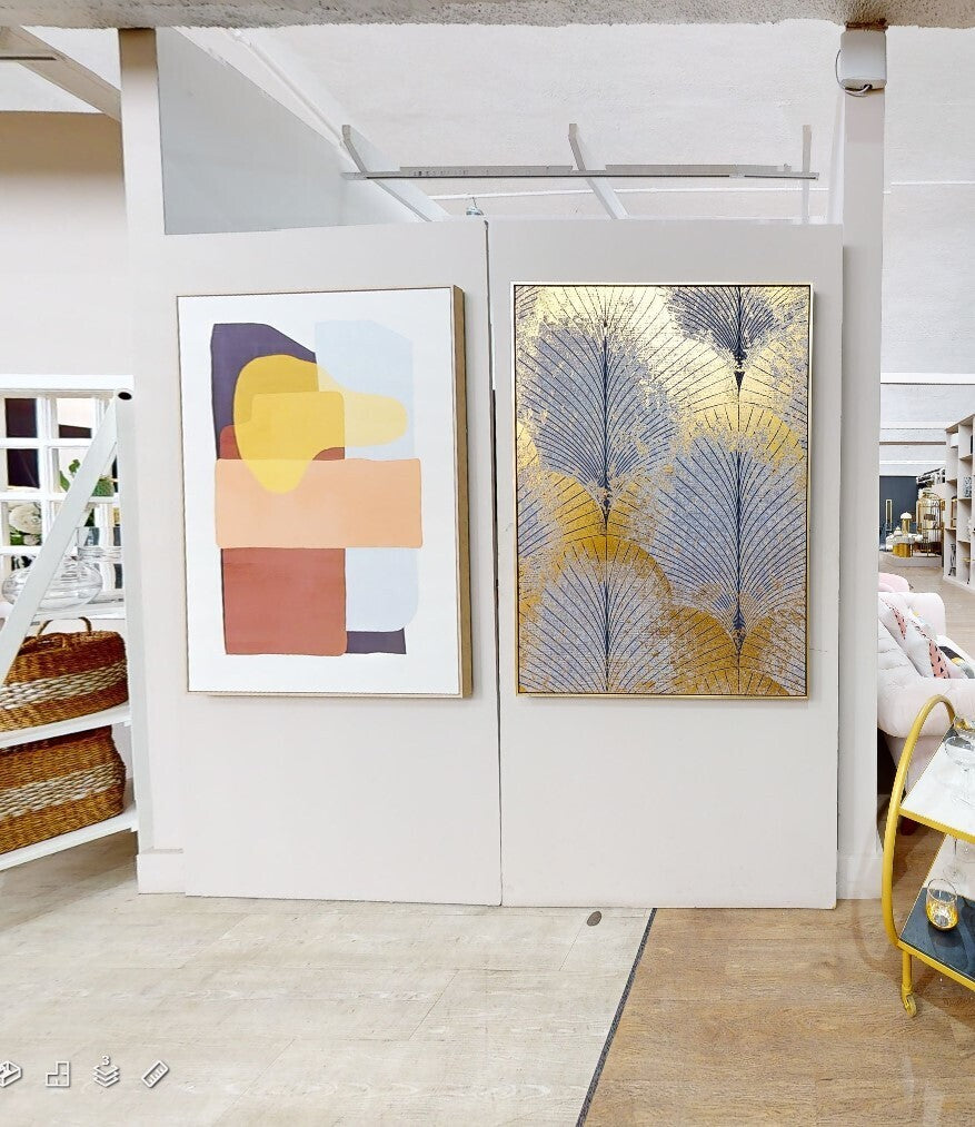 Multi Coloured Canvas Wall Art | Astratto
