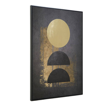 Gold Foil Canvas Wall Art | Astratto