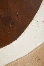 Brown and Natural Textured Wall Art | Astratto