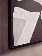 Monochrome Abstract Textured Wall Art | Astratto