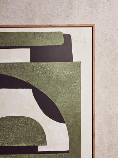 Green Textured Abstract Wall Art | Astratto