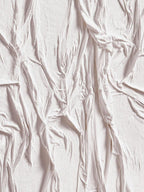 White Hand Painted Sculptural Fabric Wall Art | Astratto