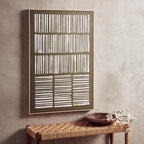 Green and Natural Textured Canvas Wall Art | Astratto