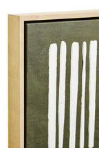 Green and Natural Textured Canvas Wall Art | Astratto