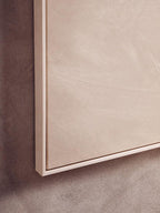 Canvas Natural and White Textured Plaster Wall Art | Astratto