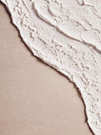 Canvas Natural and White Textured Plaster Wall Art | Astratto