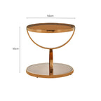 Tula Smoked Glass Round Side Table