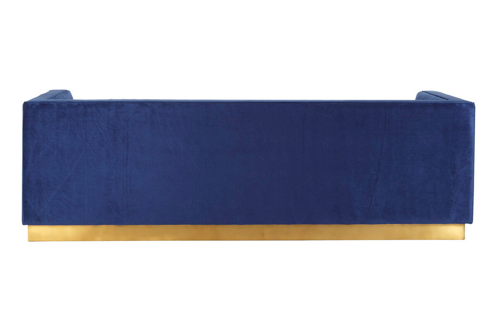 3 Seater Deep Blue Sofa | Opal