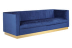 3 Seater Deep Blue Sofa | Opal