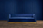 3 Seater Deep Blue Sofa | Opal